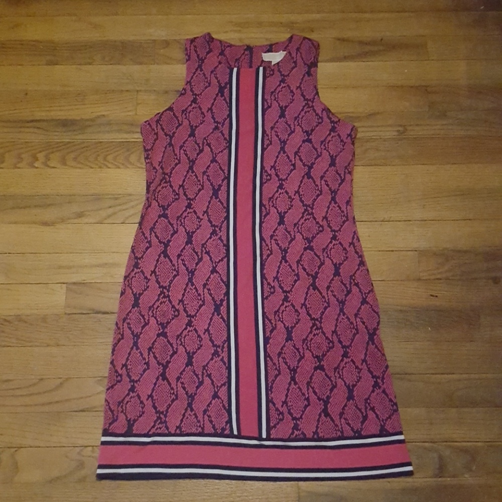 Micheal Kors Pink Snake Print Dress